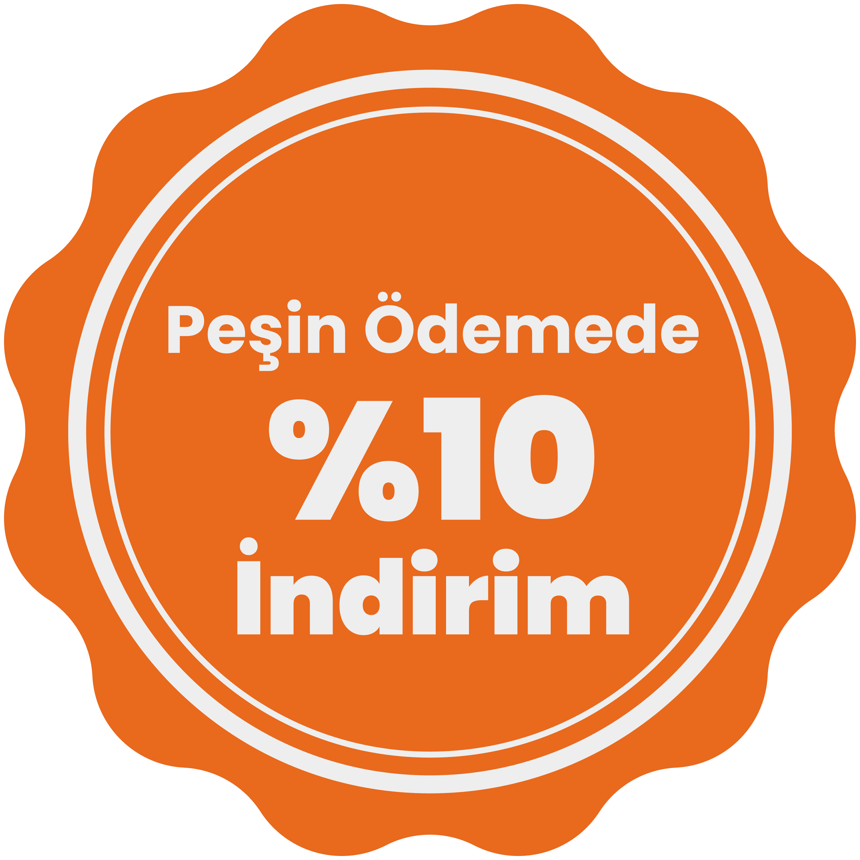 Peşin Fiyatına %10 İndirim