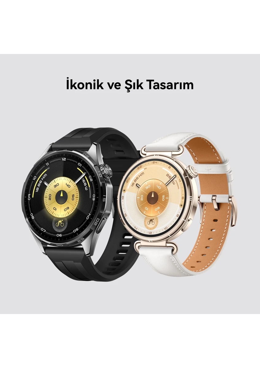 Huawei Watch GT 6 46 mm - Siyah (21 güne varan pil ömrü, Sağlık Takibi, Bisiklet Özelliği, iOS & Android Uyumlu) - Görsel 3