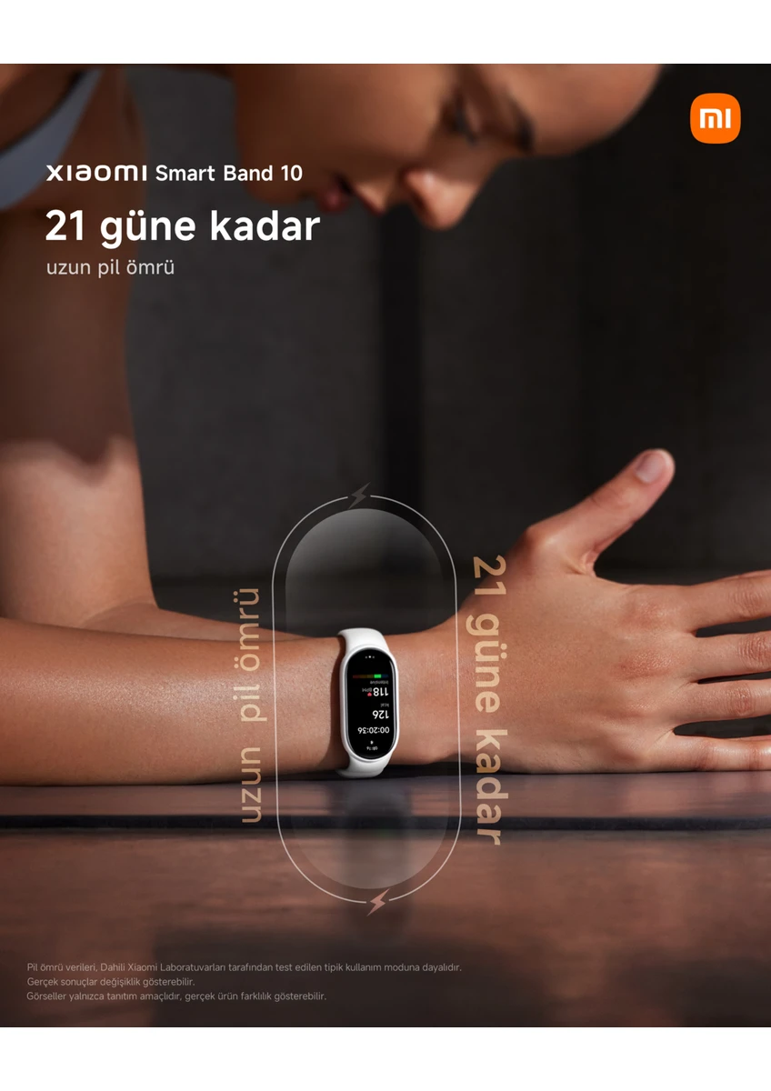 Xiaomi Smart Band 10 Glacier Silver Akıllı Bileklik - Görsel 2